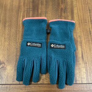 NWOT Columbia Sportswear Women's Helvetia Sherpa Gloves Size M in Night Wave